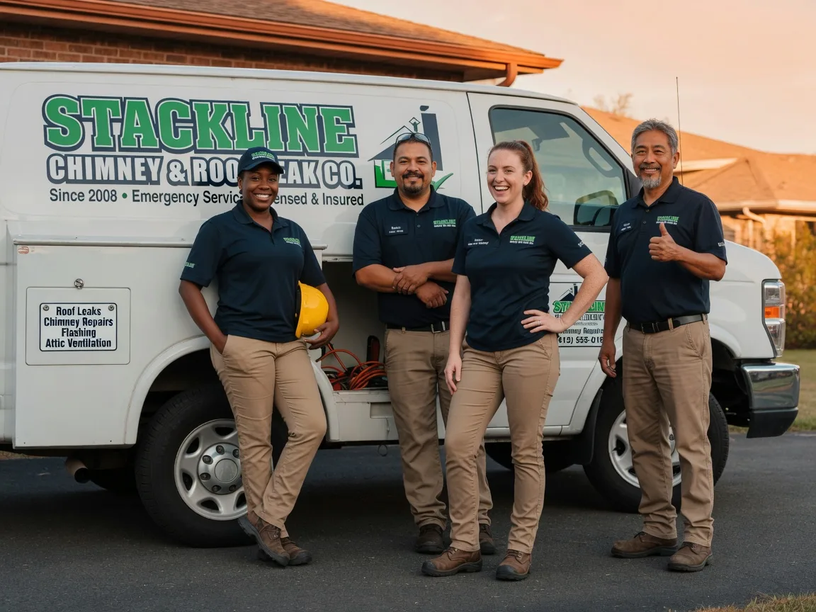 Chimney flashing repair company in Lake Dallas, TX